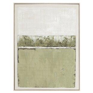 Wandornament 90x3,5x120 cm MAREYA olijfgroen+crème