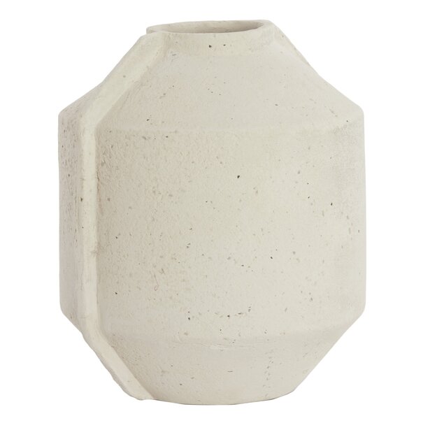 Light en Living Bloempot deco 35x32x57 cm NORIC mat crème