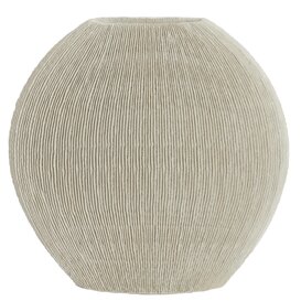 Vaas deco 50x15x50 cm BUBIO creme