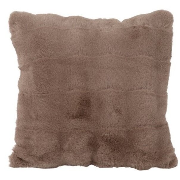 Countryfield Kussen Imitatiebont Cosy Eloise grijs / bruin