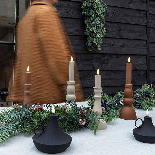 Countryfield Kaars LED Tabe L crème