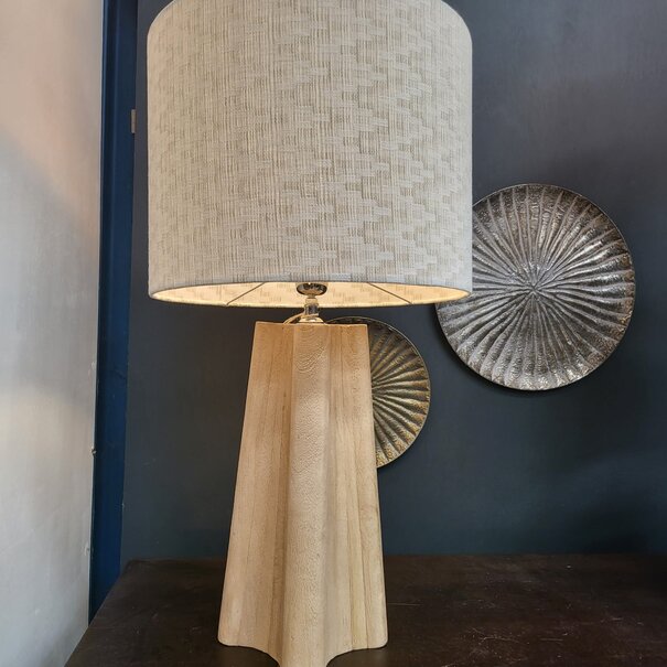 Light en Living Kap cylinder 40-40-30 cm JINX wit