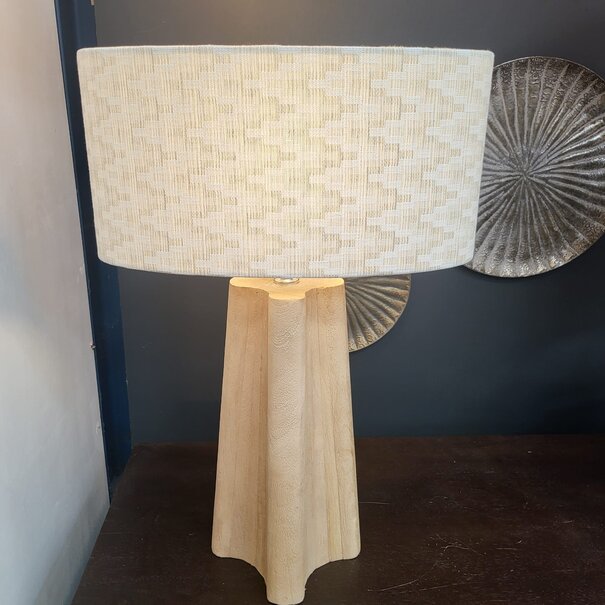 Light en Living Kap ovaal recht smal 38-17,5-19 cm JINX wit