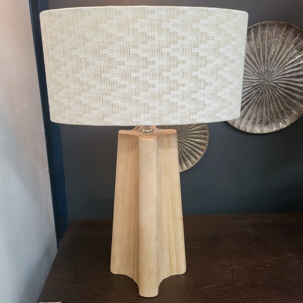 Light en Living Kap ovaal recht smal 38-17,5-19 cm JINX wit