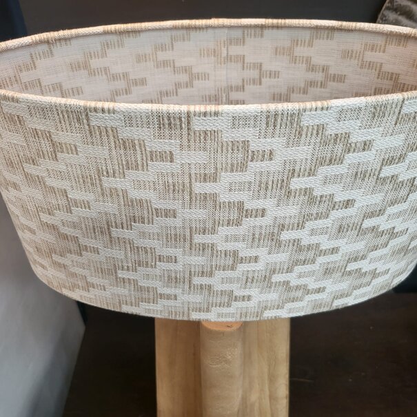 Light en Living Kap ovaal recht smal 38-17,5-19 cm JINX wit