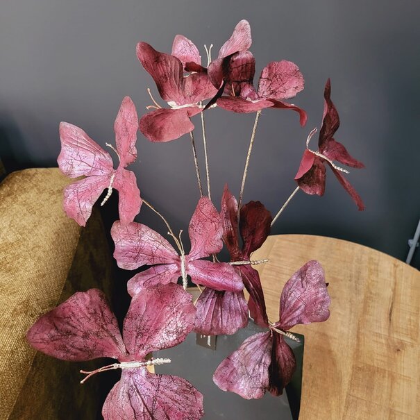 Countryfield Kunstdeco Vlinder Lush Set van 3 takken met 3 vlinders per tak