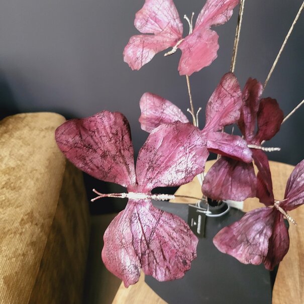 Countryfield Kunstdeco Vlinder Lush Set van 3 takken met 3 vlinders per tak