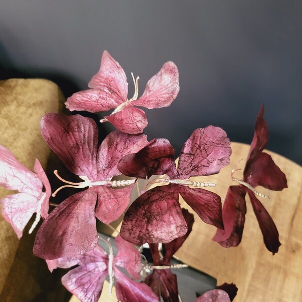 Countryfield Kunstdeco Vlinder Lush Set van 3 takken met 3 vlinders per tak