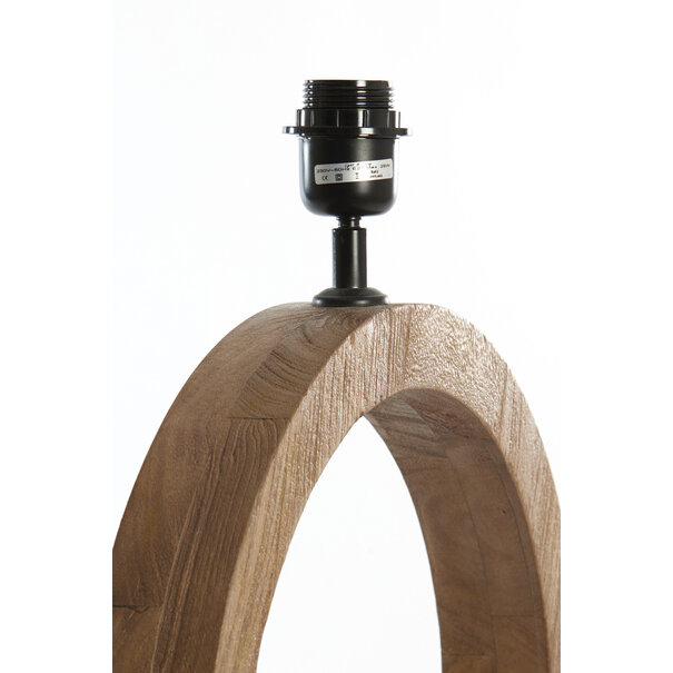 Light en Living Lampvoet 41x13x55 cm TINAR hout mat bruin