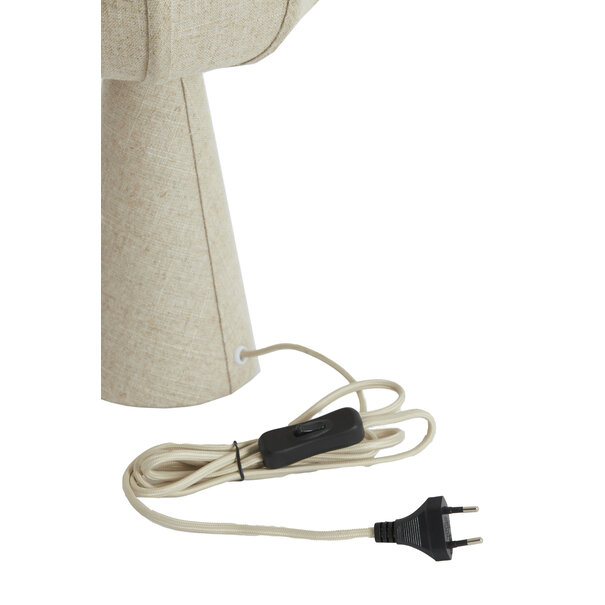 Light en Living Tafellamp Ø23x40 cm SORELLA linnen naturel