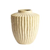 Vaas deco Ø30X32 cm TALEA keramiek zand-beige