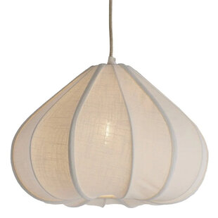 Hanglamp Ø49x36 cm ZUBEDA crème