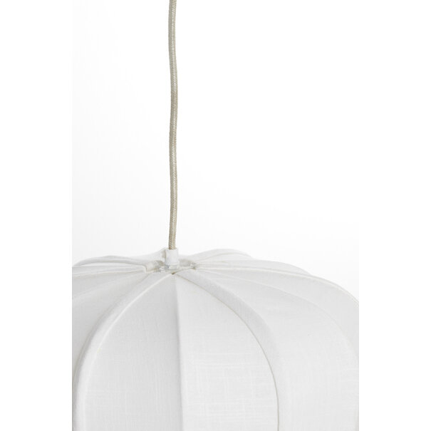 Light en Living Hanglamp Ø40x30 cm ZUBEDO crème