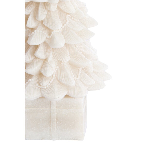 Light en Living Ornament CHRISTMAS TREE Ø13x25 cm Beige – Light & Living