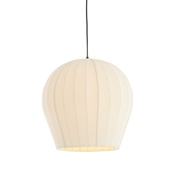 Light en Living Hanglamp Ø44x42 cm ZAGORI bouclé creme