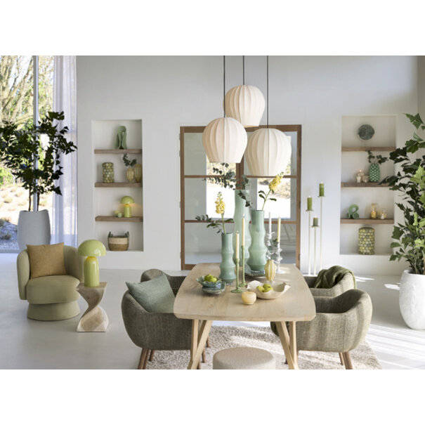 Light en Living Hanglamp Ø44x42 cm ZAGORI bouclé creme