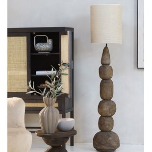 Vloerlamp Ø30x135 cm MARREE donker bruin