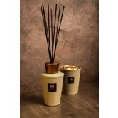 Luxe geur giftset Exclusieve geurstokjes 1L + geurkaars 900g black forest