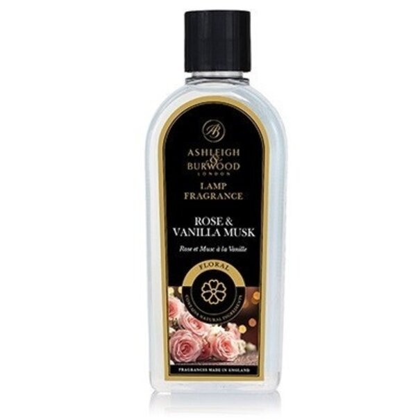 Ashleigh & Burwood Geurlamp olie Rose & Vanilla Musk L - 500ML