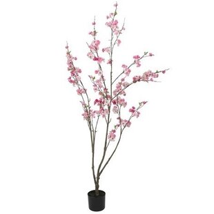 Kunstplant Prunus M roze- L 50 x B 50 x H 185 CM