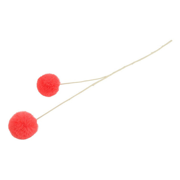 Countryfield Kunstdeco Pom Pom Set van 3 takken oranje - 16 x 16 x 75 cm