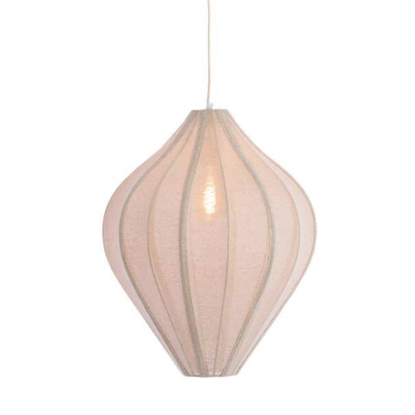 Light en Living Hanglamp Ø47x55 cm PASTO jute naturel