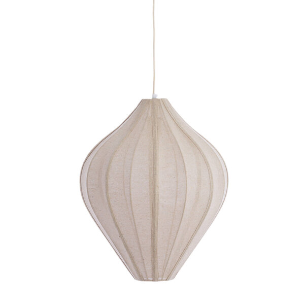 Light en Living Hanglamp Ø47x55 cm PASTO jute naturel