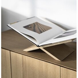 Boekenstandaard Tee mango – naturel