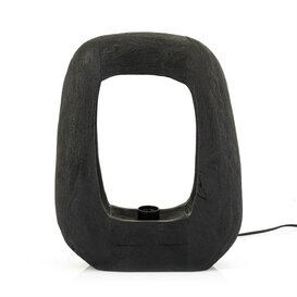 Tafellamp Gibs groot - zwart