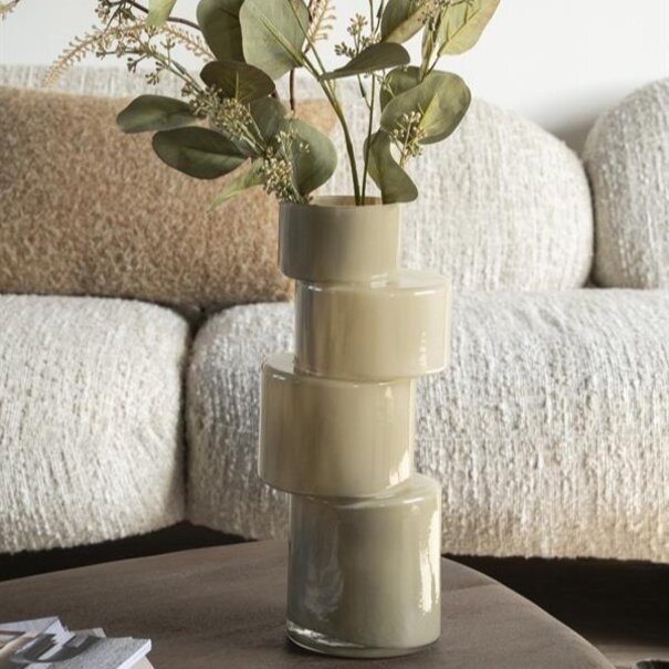 By Boo Vaas Pila – grijs groen