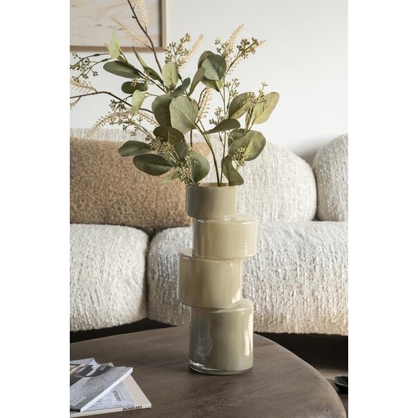 By Boo Vaas Pila – grijs groen