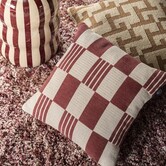 Kussen Twist 45x45 cm - burgundy