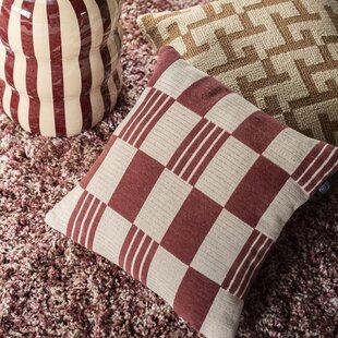 Kussen Twist 45x45 cm - burgundy