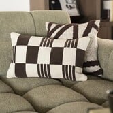 Kussen Twist 35x55 cm – bruin