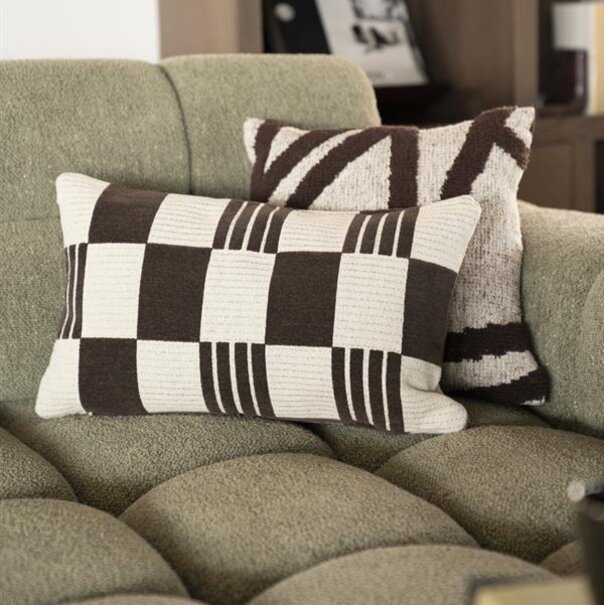 By Boo Kussen Twist 35x55 cm – bruin