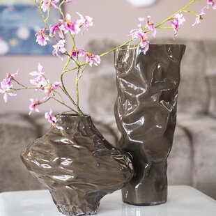 Vaas Rias groot – bruin