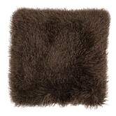 Kussen Doodly 50x50 cm - dark bruin