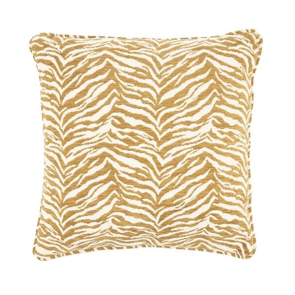 By Boo Kussen Tigra 45x45 cm - mosterd
