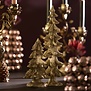 Ornament Ø15X42 cm CHRISTMAS TREE goud