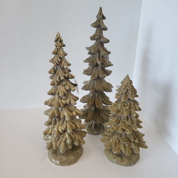 Light en Living Ornament Ø15X42 cm CHRISTMAS TREE goud