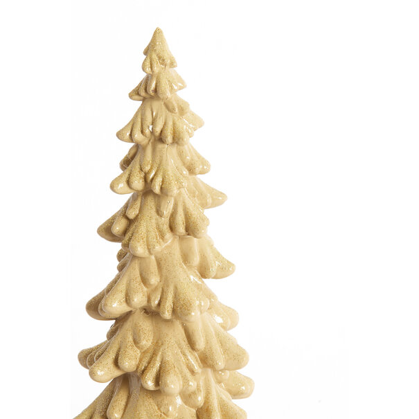Light en Living Ornament Ø13X35 cm CHRISTMAS TREE goud
