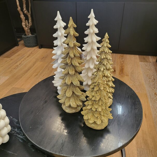 Light en Living Ornament Ø13X35 cm CHRISTMAS TREE goud