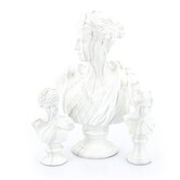 Ornament Ceres Marmer - Wit