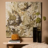Wandpaneel Eaven Green marmer look glas mozaïek