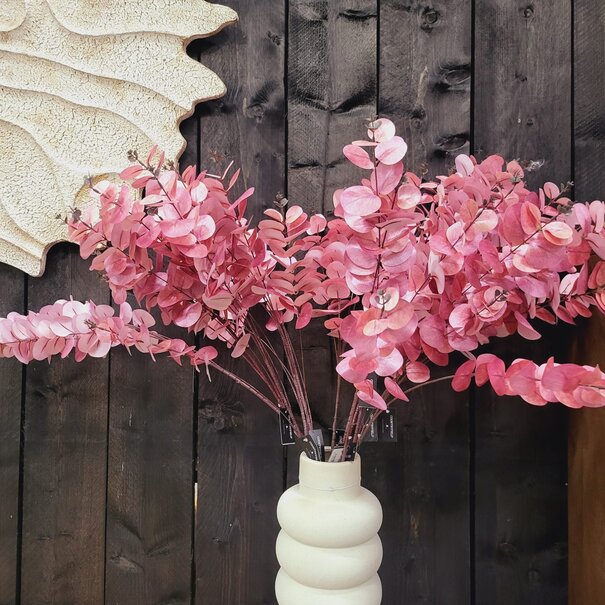 Countryfield Kunstblad Eucalipthus Cinerea roze