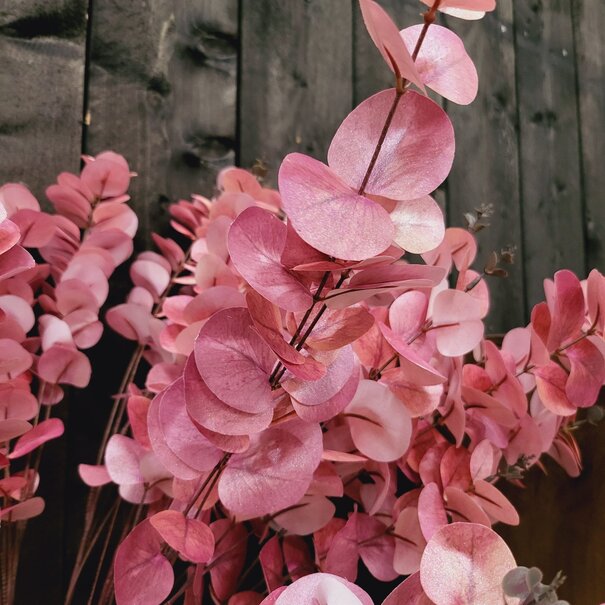 Countryfield Kunstblad Eucalipthus Cinerea roze