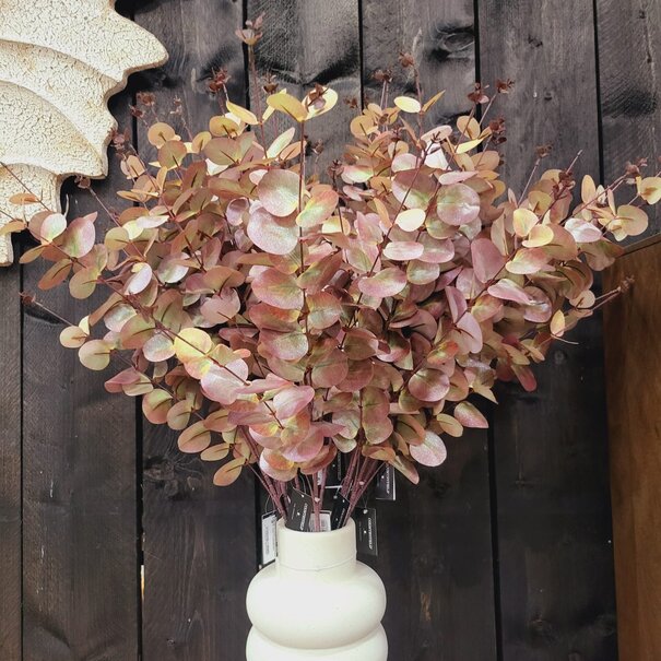 Countryfield Kunstblad Eucalipthus Cinerea bruin