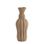 Vaas deco Ø17,5x47,5 cm SILVIO keramiek mat bruin