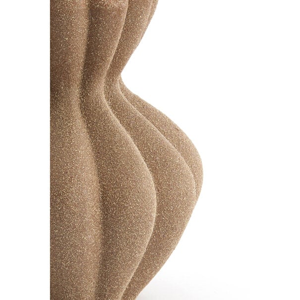 Light en Living Vaas deco Ø20,5x24,5 cm SILLIAN keramiek mat bruin