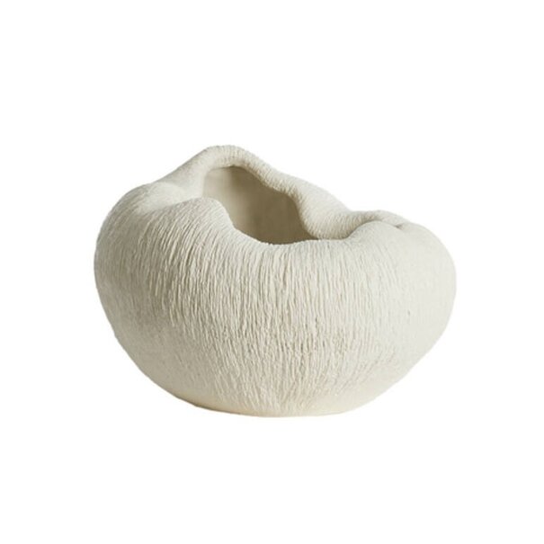 Light en Living Vaas deco 39,5x32x24 cm DENISA crème